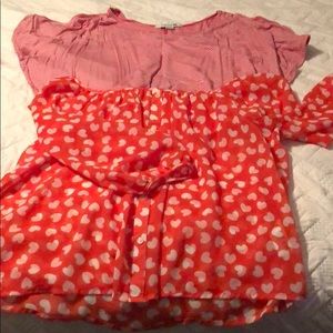 Two cute blouses for the price of one!🤑